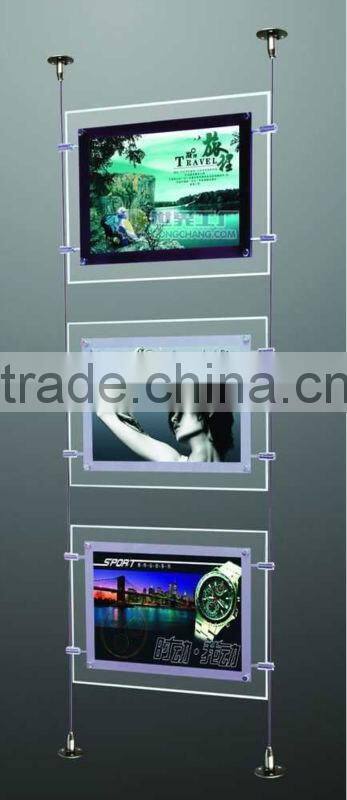 Exquisite and fashional LED acrylic sheet poster frame
