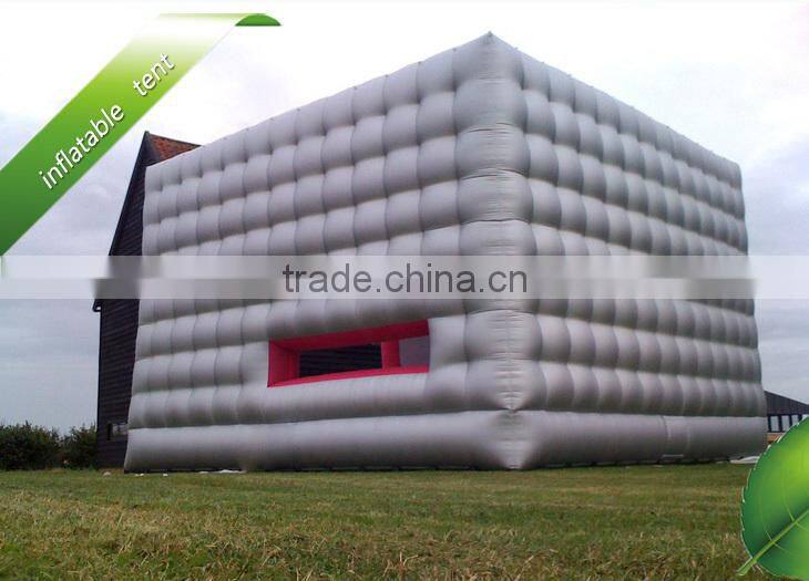 Closed inflatable dome tent in white ,inflatable tents, camping tent sale