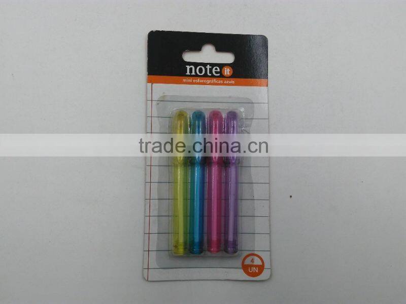 promotional mini ball pen mini plastic ballpen