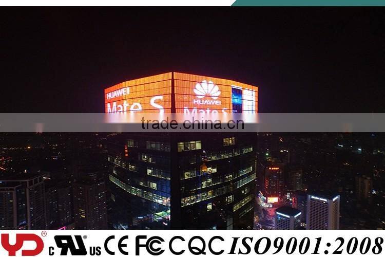 YD Decoration Promote Usage rgb led waterproof fireproof advertising screen