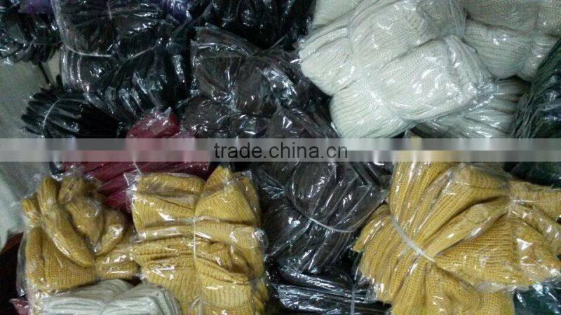 Hot Selling Fashion Women Plain Circle Loop Wool Knitted Scarf