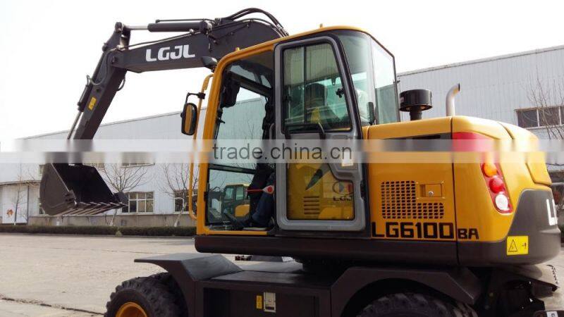 Mini Excavator Used Low Price,Excavator Bucket, New Excavator Price,LG680 Excavator, Walking Wheel Excavator, 8T Wheel Excavator