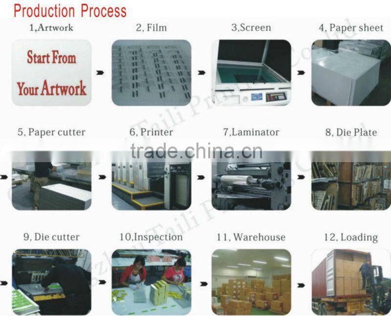 Yellow stripe paper mache craft custom made box