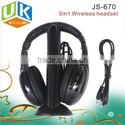 computer stereo wireless headset