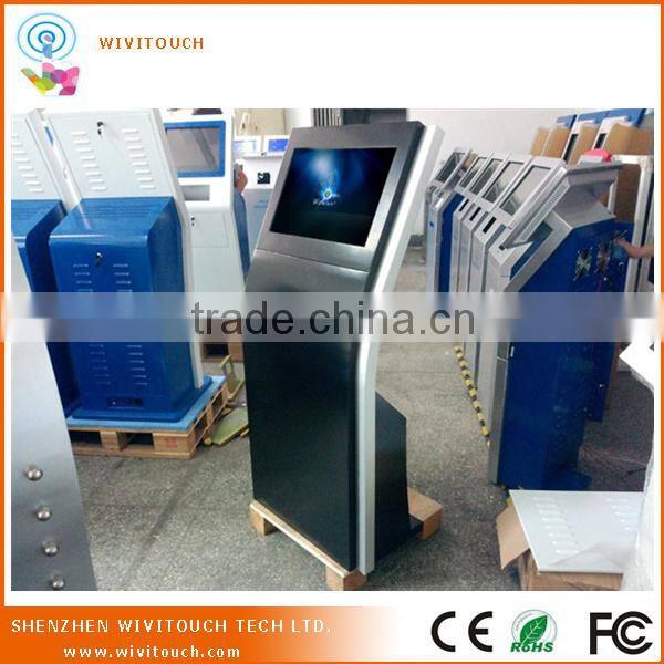 17"/19" wireless banking kiosk self service queuing machine