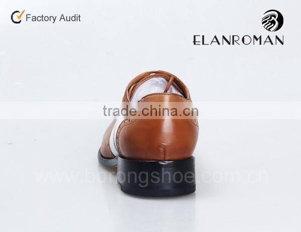 Hot sale fashion man dress shoe brogues shoes handmade leather shoes