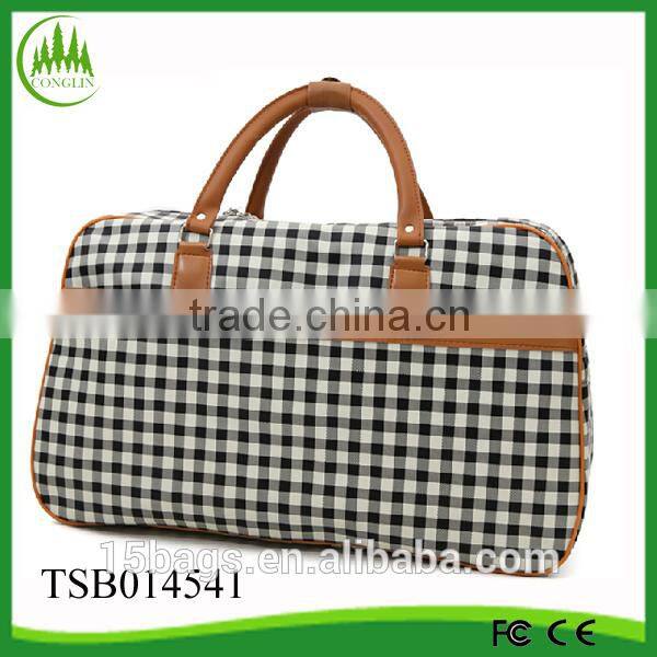High quality black leisure sports wholesale fashion PU travel bag
