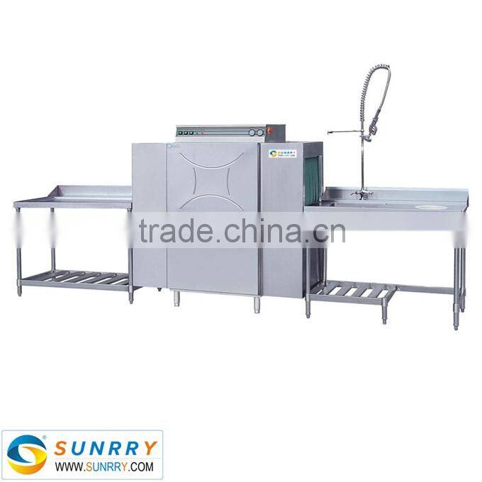 Commercial dish washers water usage 350 Liter/Hour dish dryer and washer capacity 120-240 automatic dish washer(SY-DW240 SUNRRY)