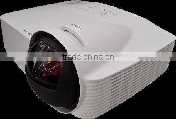 China Education DLP Technology Full HD 3D Ready 300 inch Screen For School Office Advertising Use Ultra Short Throw Projector