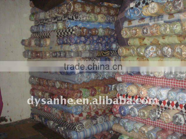 polyester cotton stock printing fabric