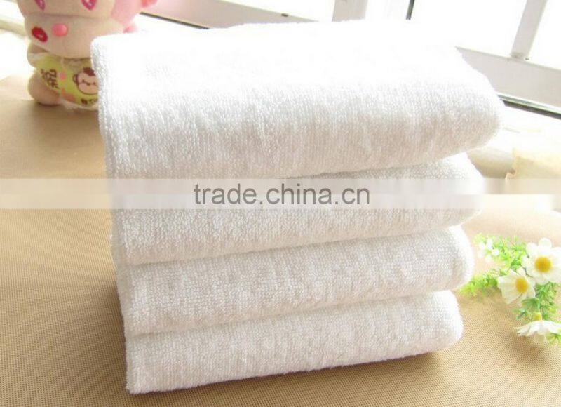 customer logo 100% cotton White shower bath hotel Towel