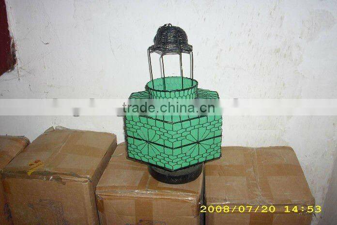 Chinese antique hanging red cloth new year lantern