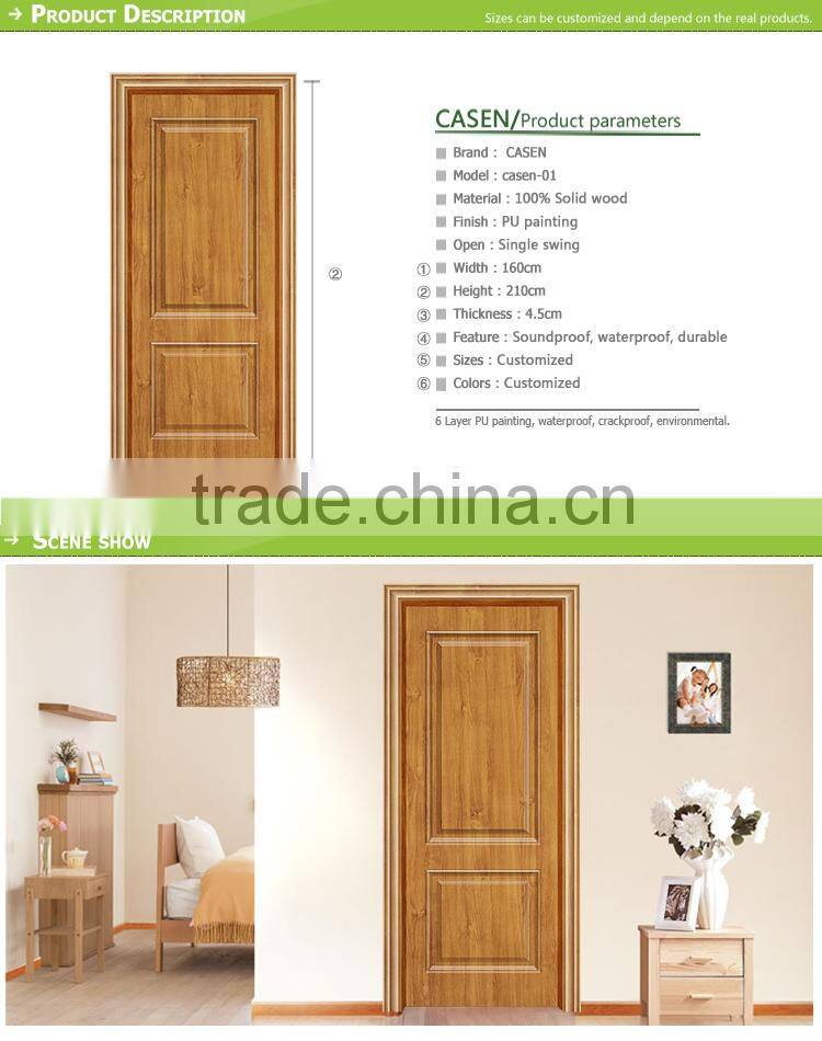 economic alder wooden interior doors for sale
