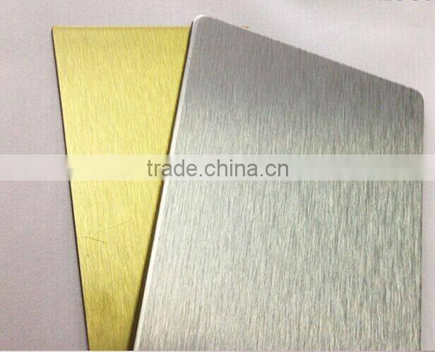 Brush finish aluminum composite panel / acp panel