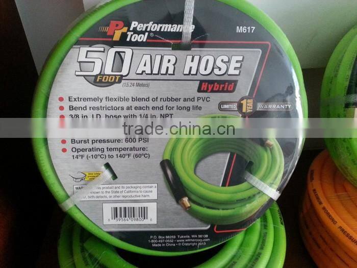 Braided PVC air hose in factory price and high quality