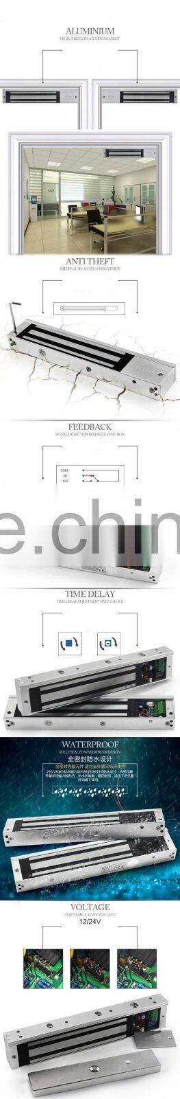 Single door 280kg holding force access control Magnetic door Lock electric lock PY-EL5-4