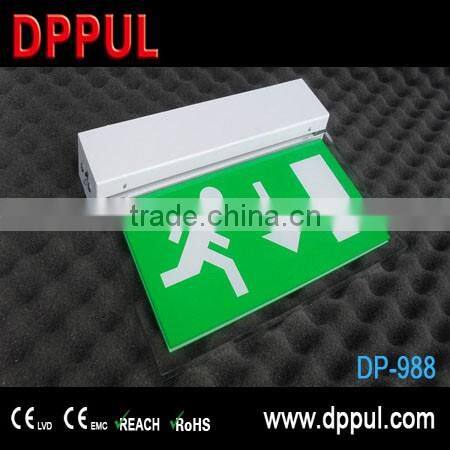 Fire Safety Rechargeable Battery Backup Double Sided Led Emergency Light