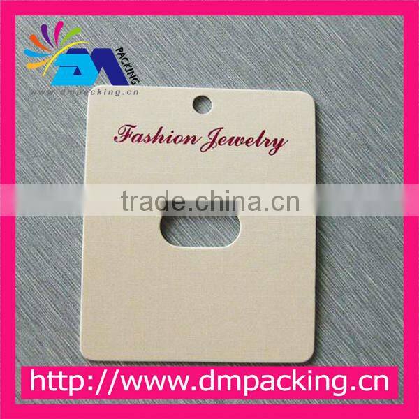 hanging tag for jewelry packing