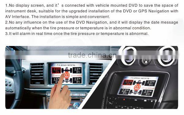 Hot sale car dvd system internal tpms car tpms internal dvd
