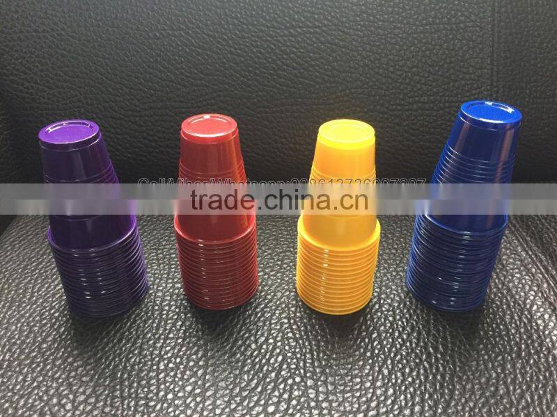 Colorful PP PS Water Drinking Glass For USA/Plastic Cups/Disposable PP Cups