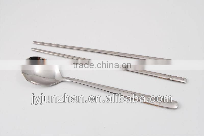STAINLESS STEEL CHOPSTICKS MADE BY JIEYANG FACTORY FIRECTLY WITH LOW PRICE