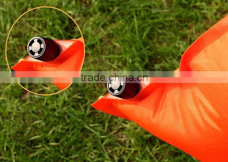Outdoor camping travel self inflatable pillow