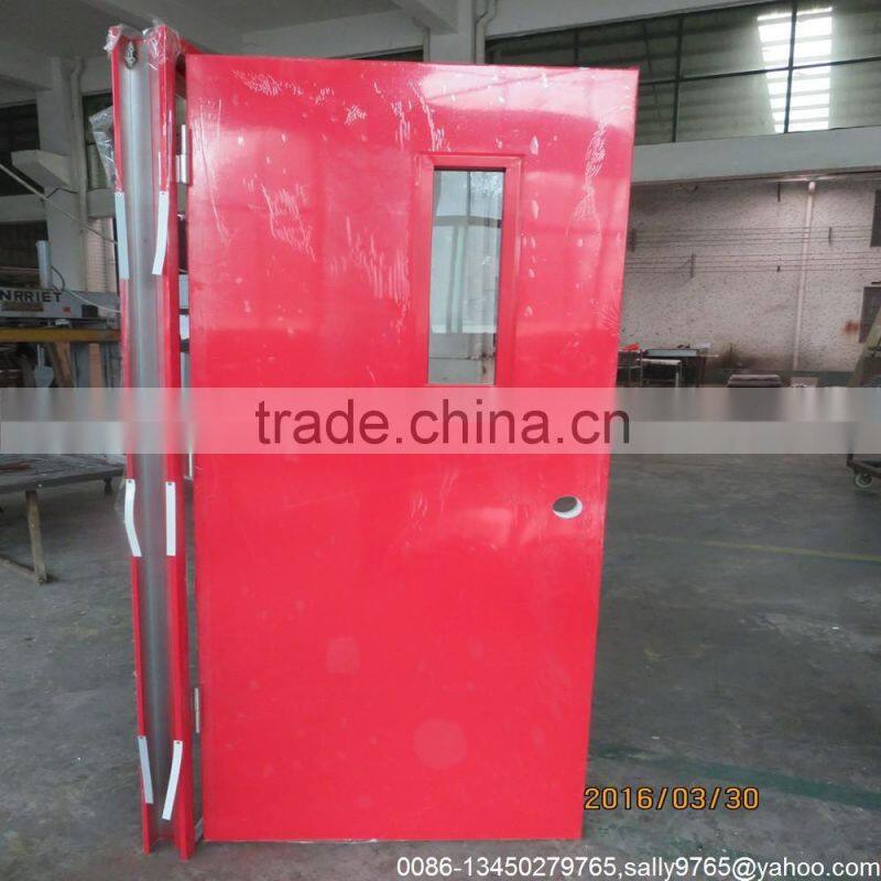 Metal Doors With 3/4 Oval Cut Out