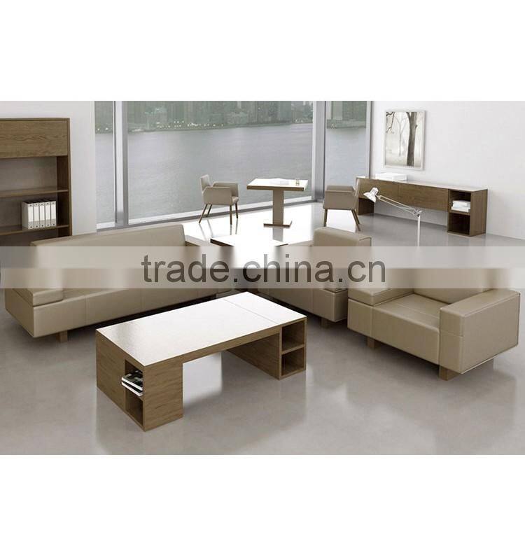 High Quality Wooden Base Modern Office Sofa