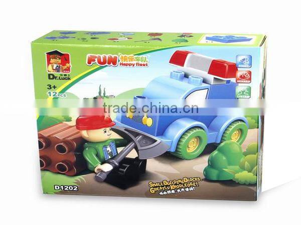 Plastic bricks Happy Motorcade Block Set