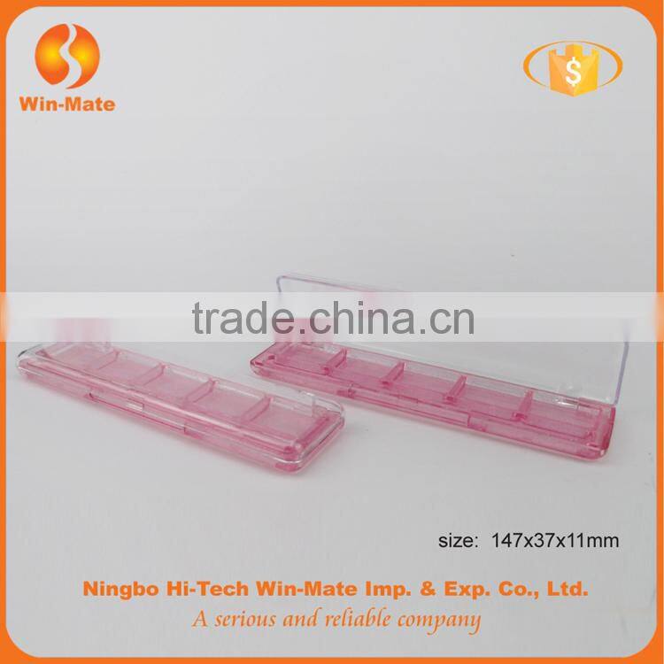 Cute pink fold eyeshadow with lucid cap cosmetic box