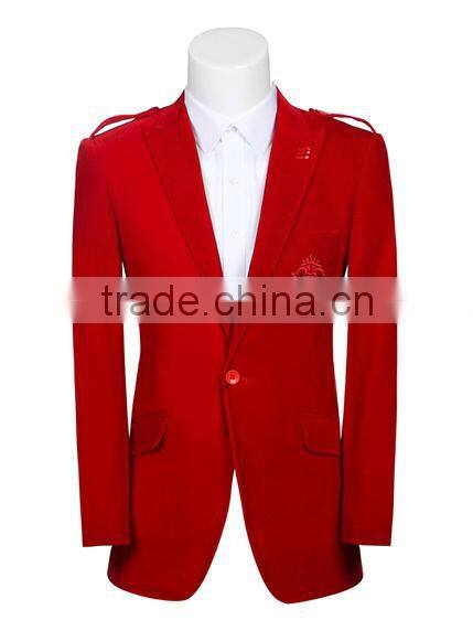 Fashion style OEM service man suit logo design formal wear for man