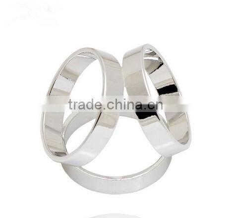 Hot selling fashion three ring scarf pin brooch/
