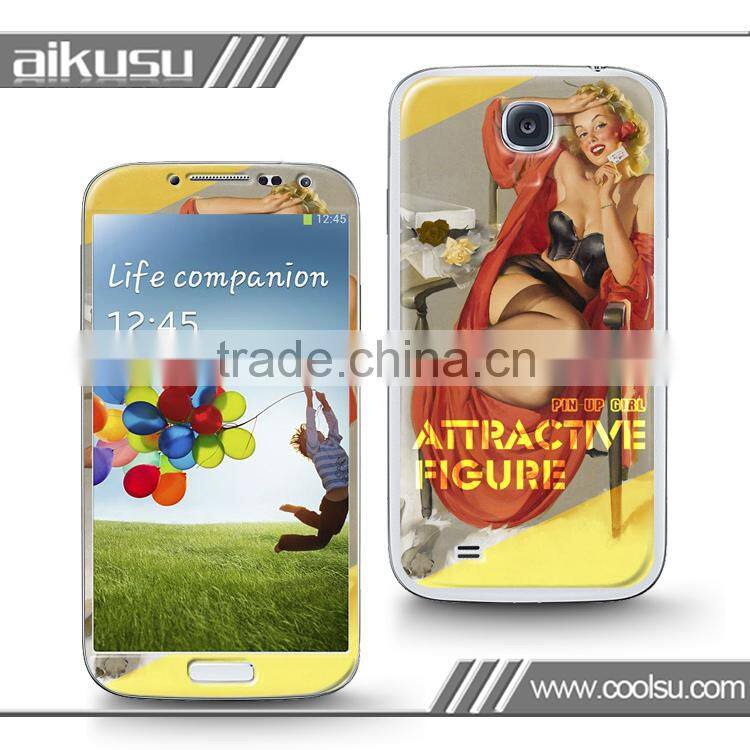 Wholesale china factory decal 3D skin case cover for samsung galaxy s3 S4