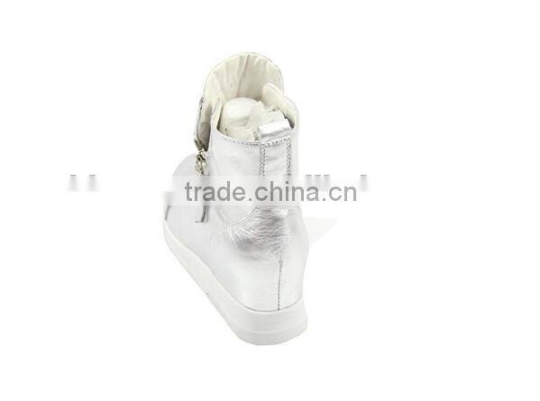 2015 fashion winter flat shoes for woman China Manufacturer PU