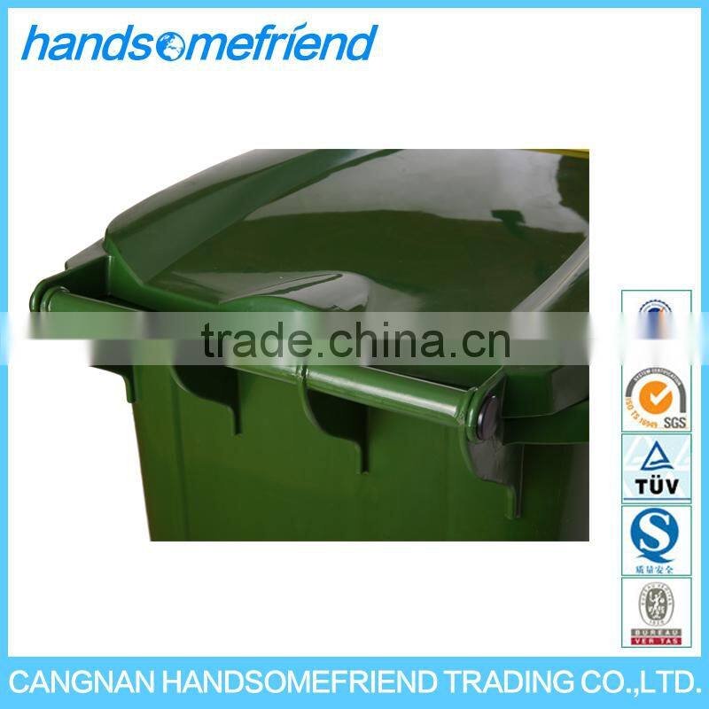 240 liters Plastic dustbin with wheels waste bin,plastic garbage can,large dustbin