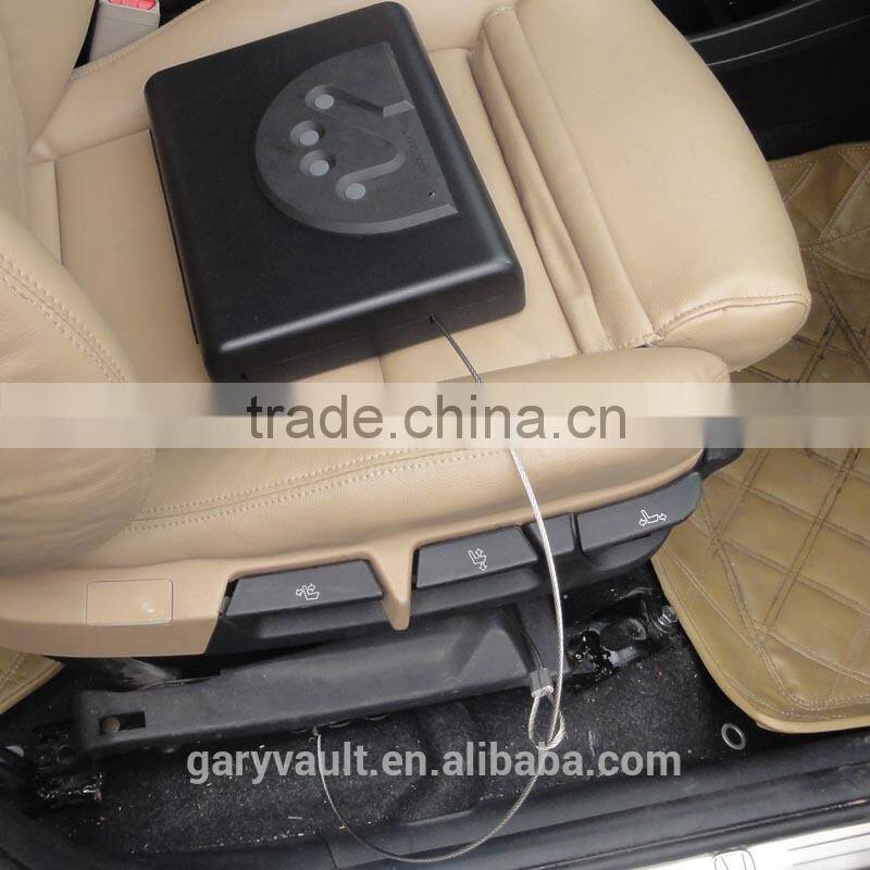 Wholesale- MD500 Micro Vault Digital Code Jewelry Car handgun pistol portable security storage steel mini Safe Box / gun vault