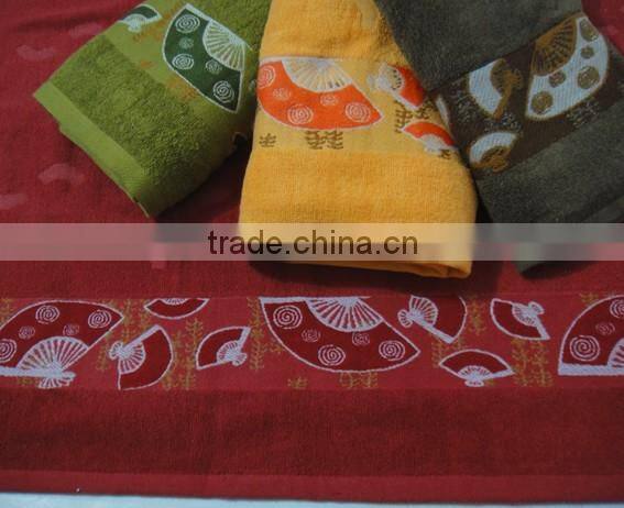 100% cotton luxury decorative bath towel sets