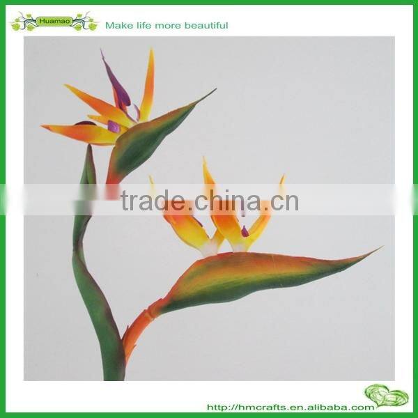 Hot sales artificial bird of paradise flower /wholesale decorative artificial bird of paradise made in China