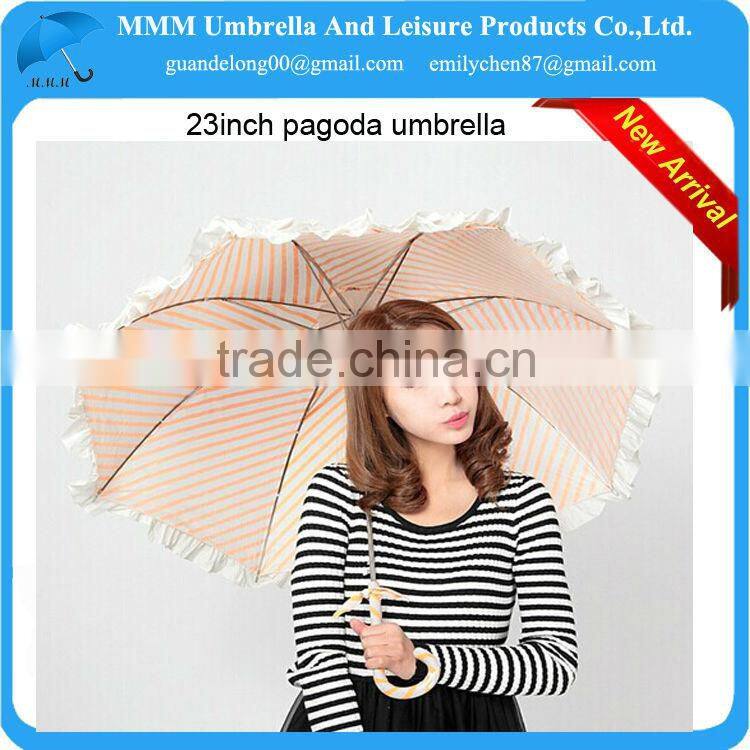 23inch NEW pricess umbrella-pagoda parasol