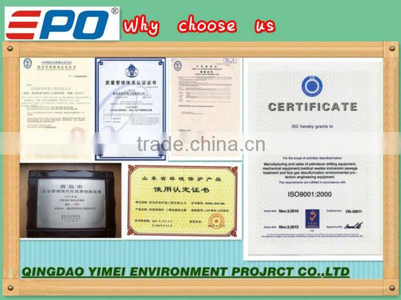 Automatic sand and active carbon filter for sewage plants