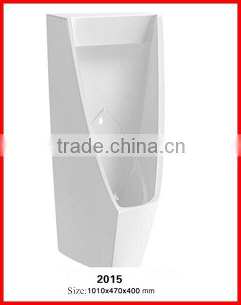Bathroom urinal ceramic white floor mounted standing male urine X-2015