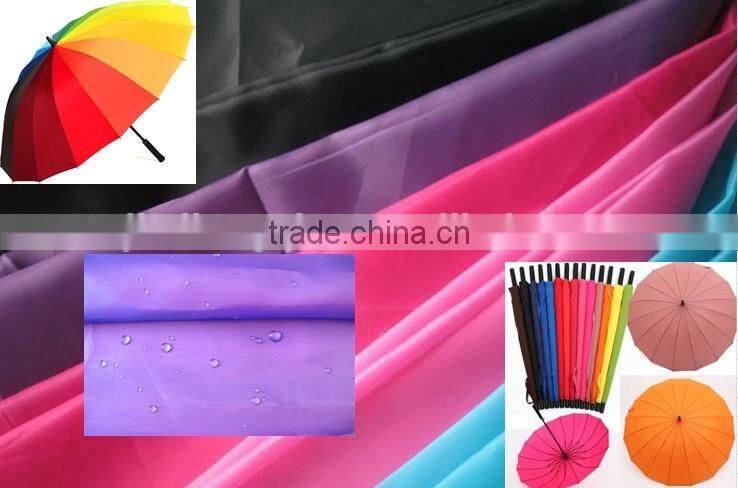 Factory wholesales 2014 newly umbrella and rain coat design polyester taffeta waterproof fabric