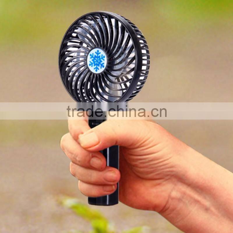 Rechargeable USB Desk Portable Pocket Mini Fan Handheld Travel Blower Air Cooler