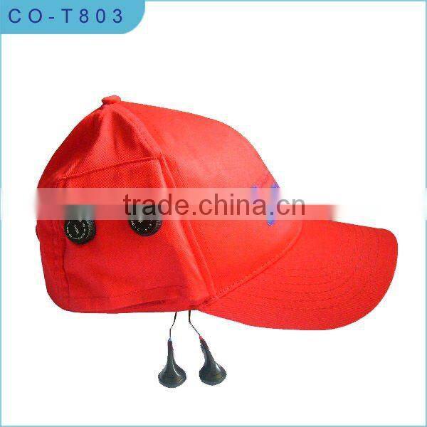 Cheapest Radio cap,FM cap, baseball cap with radio