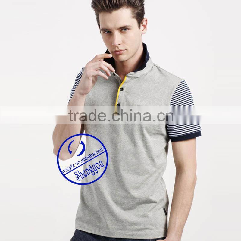 short sleeve 2015 new chinese wholesale clothes market mens polo shirts