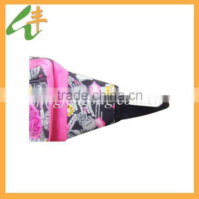 2014 latest fashionable 600D polyester wasit bag