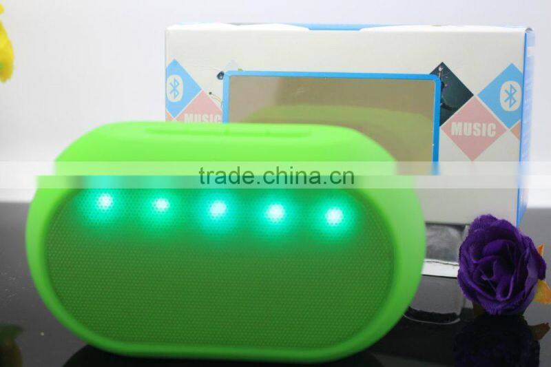 China Manufacture Wireless Bluetooth Lighted Speaker, Wireless Bluetooth Speaker With Microphone