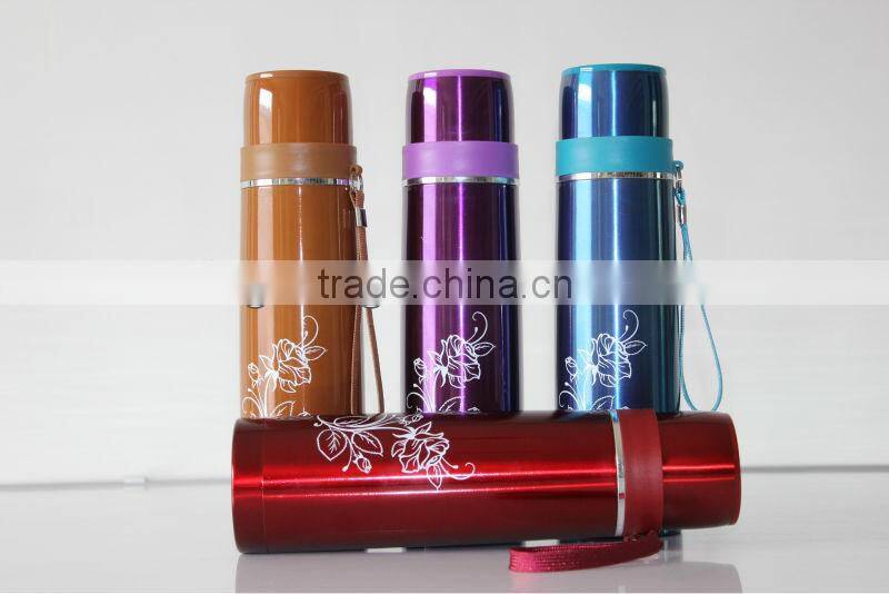sale fashion double wall second stainless steel sport water bottle