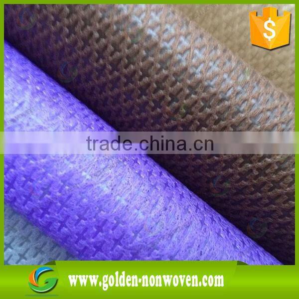 cross pattern Spunbond PP Non Woven Fabric pp cambrelle shoes interlining material