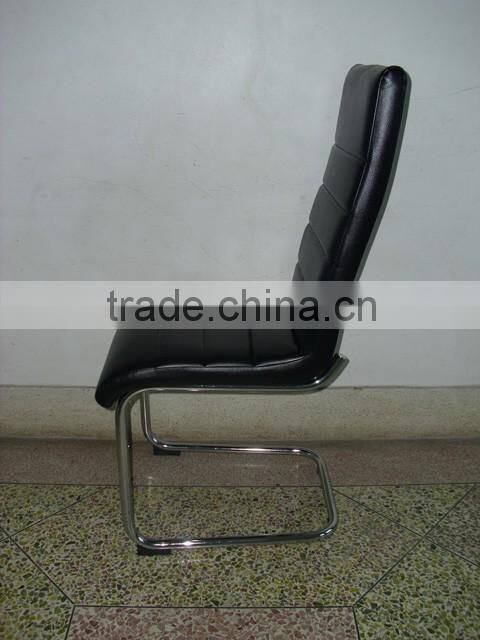 Hot selling Germany furniture dining room furniture leather dining chair metal chair for dinner room furniture